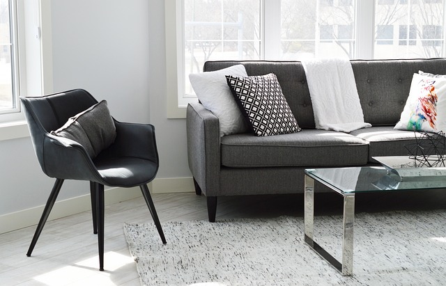 How to Decorate a 400-Square-Foot Apartment Living Room 2 Right-sized sectional sofa in a bright small apartment living room